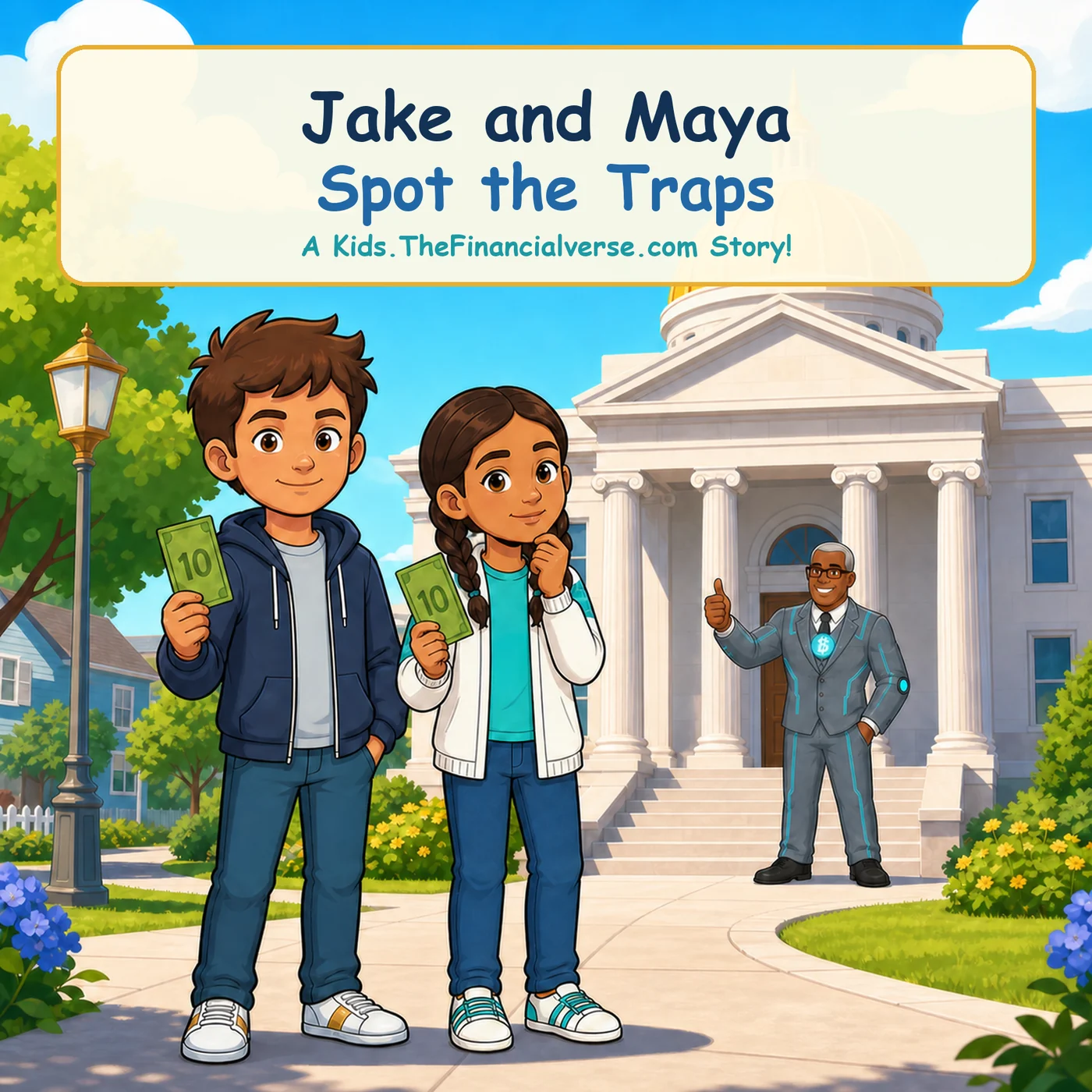Cover of Jake and Maya Spot the Traps